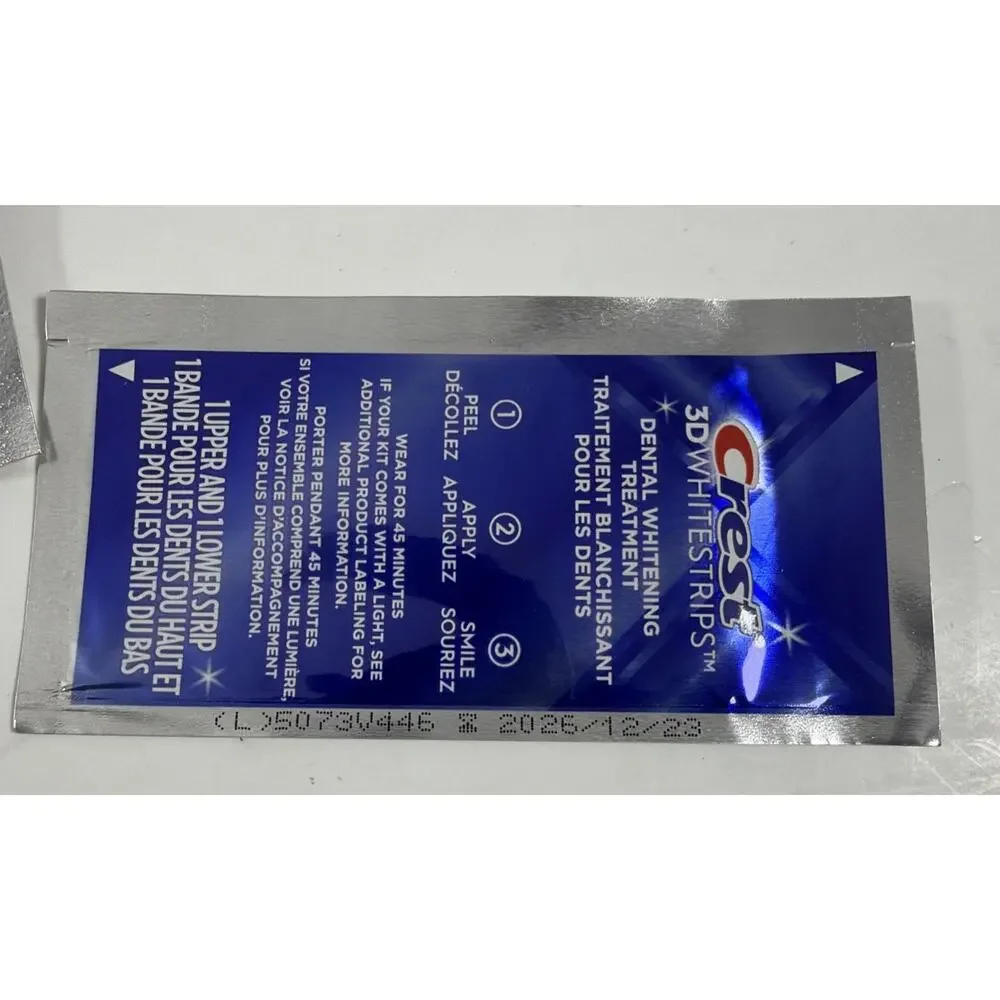 30 Lvls 19 Crest 3D Whitestrips Prof Effect Whitening Treatments Exp 2026 & 2027